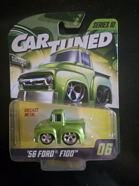 Series 10 Car Tuned '56 Ford F100 Diecast Truck - Green
